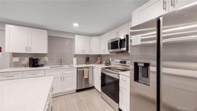 Interior, Kitchen, Recessed Lighting, Stainless Steel Appliances