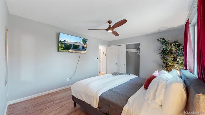 Bedroom, Interior, Wood Texture Flooring