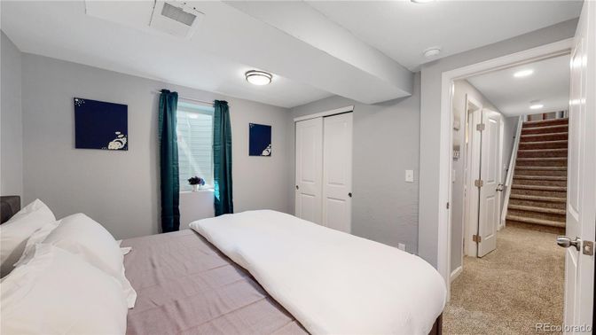 Bedroom, Interior, Recessed Lighting