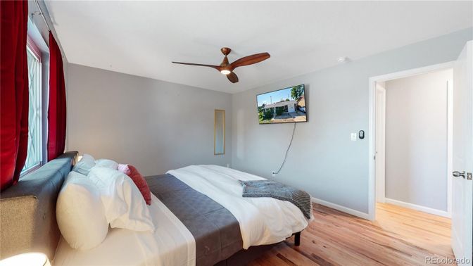 Bedroom, Interior, Wood Texture Flooring