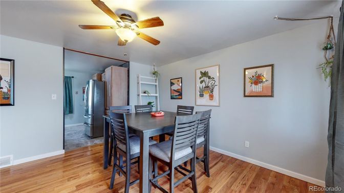 Dining room, Interior, Wood Texture Flooring