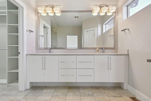 Bathroom, Dual Sink Vanities, Interior, Walk-in Closets
