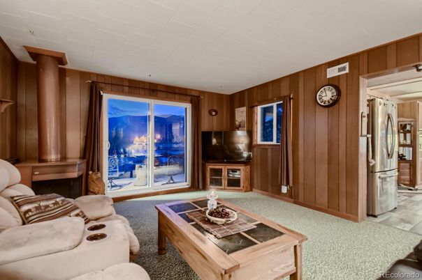 Interior, Living room, Wooden Walls