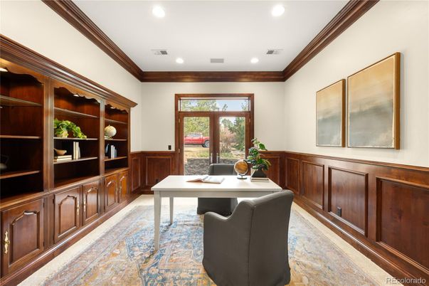 Home Office, Interior, Recessed Lighting