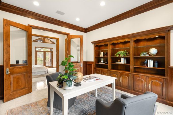 Home Office, Interior, Recessed Lighting