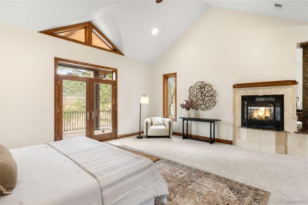 Bedroom, Fireplace, Interior, Recessed Lighting
