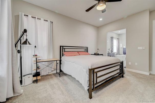Bedroom, Interior, Recessed Lighting
