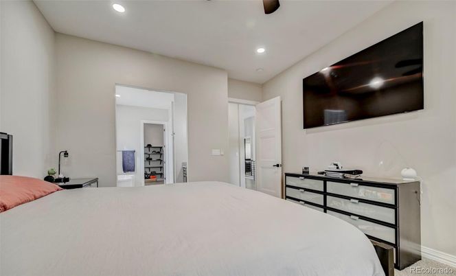 Bedroom, Interior, Recessed Lighting