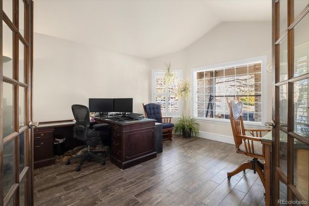 Home Office, Interior, Wood Texture Flooring