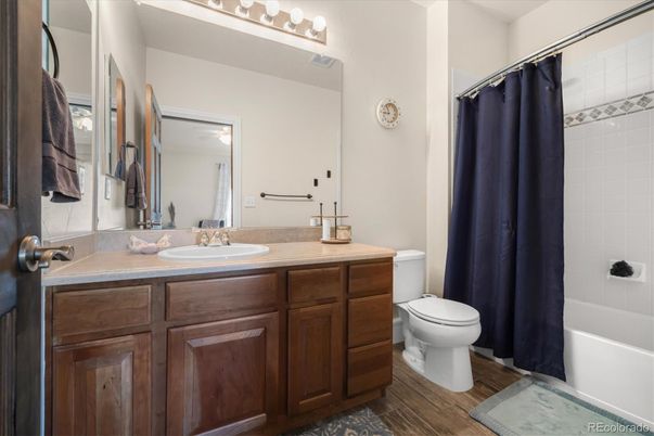 Bathroom, Interior, Wood Texture Flooring