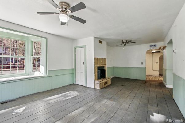 Empty room, Interior, Wood Texture Flooring
