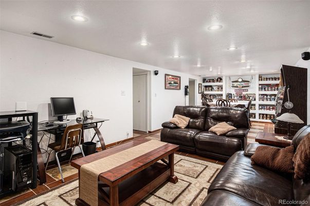 Home Office, Interior, Living room, Recessed Lighting