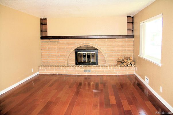Fireplace, Interior, Stone Walls, Wood Texture Flooring