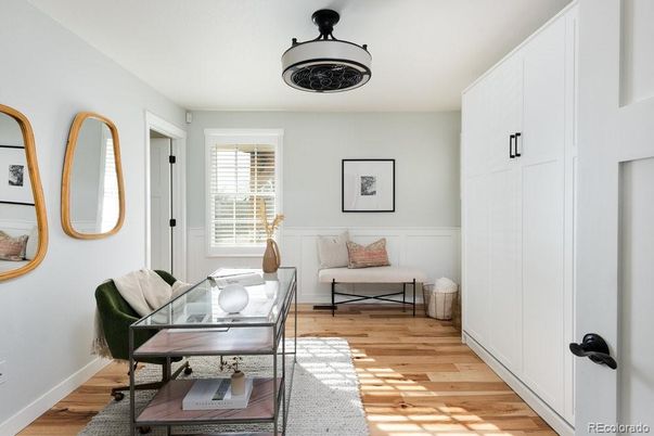 Home Office, Interior, Wood Texture Flooring