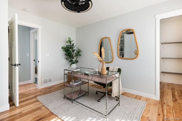 Home Office, Interior, Wood Texture Flooring