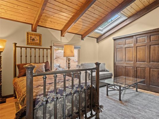 Bedroom, Interior, Wooden Beams, Wooden Ceilings, Wood Texture Flooring