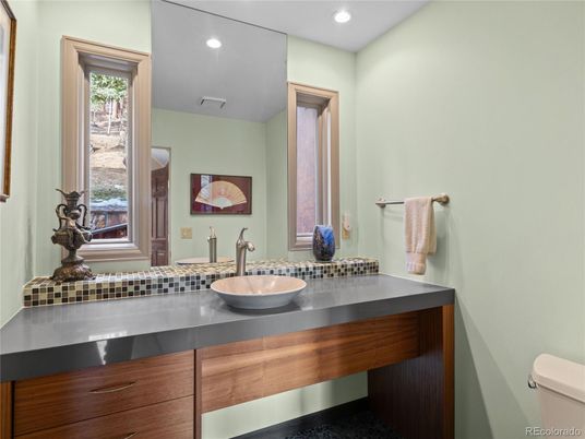 Bathroom, Interior, Recessed Lighting