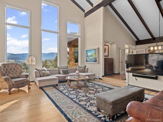Interior, Living room, Wooden Beams, Wood Texture Flooring