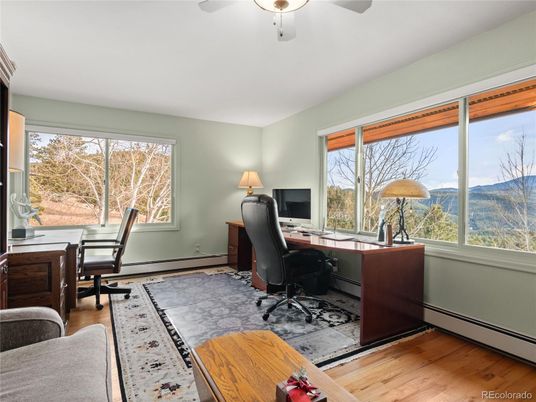 Home Office, Interior, Wood Texture Flooring