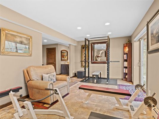 Fitness Equipment, Game Room, Interior, Recessed Lighting