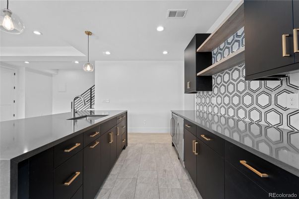 Interior, Kitchen, Pendant Lights, Recessed Lighting
