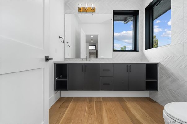 Bathroom, Interior, Wood Texture Flooring