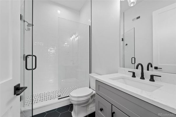 Bathroom, Glass Shower, Interior