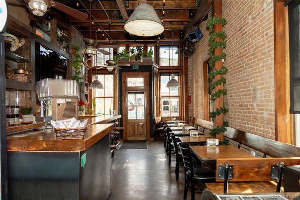 Dining room, Interior, Stone Walls, Wooden Beams