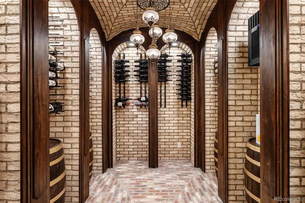 Interior, Stone Walls, Wine Storage