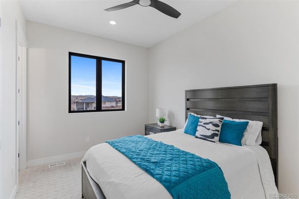 Bedroom, Interior, Recessed Lighting