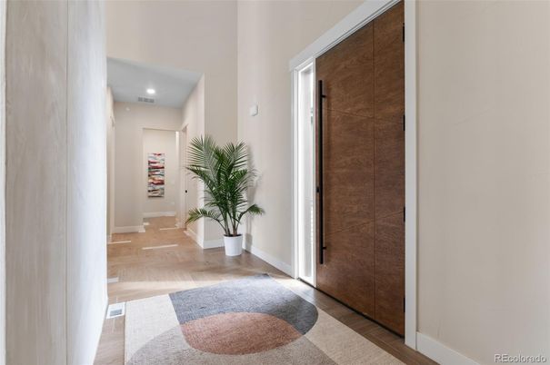 Interior, Recessed Lighting, Wood Texture Flooring