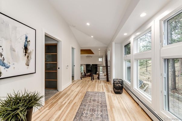 Interior, Recessed Lighting, Wood Texture Flooring