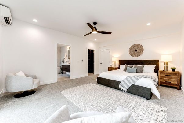 Bedroom, Interior, Recessed Lighting