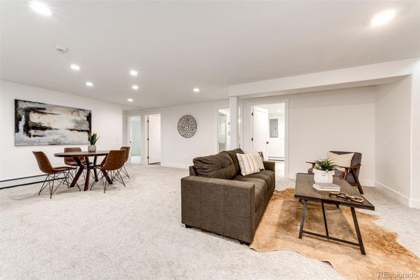Dining room, Interior, Living room, Recessed Lighting