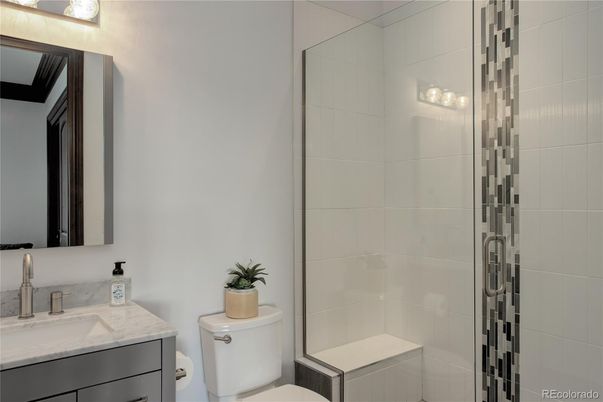 Bathroom, Glass Shower, Interior