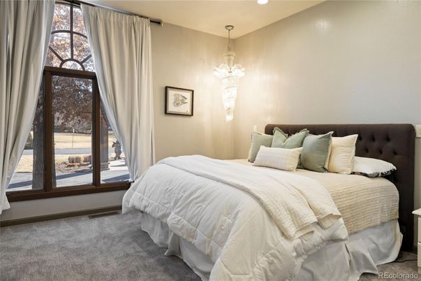 Bedroom, Interior, Pendant Lights, Recessed Lighting