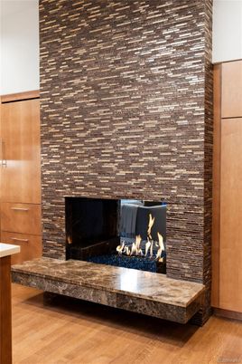 Fireplace, Interior, Wood Texture Flooring