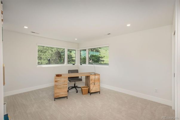 Home Office, Interior, Recessed Lighting