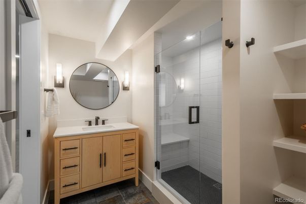 Bathroom, Glass Shower, Interior