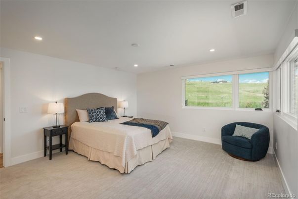 Bedroom, Interior, Recessed Lighting