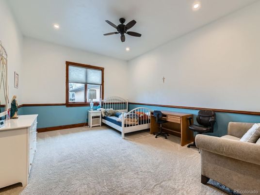 Bedroom, Home Office, Interior, Recessed Lighting