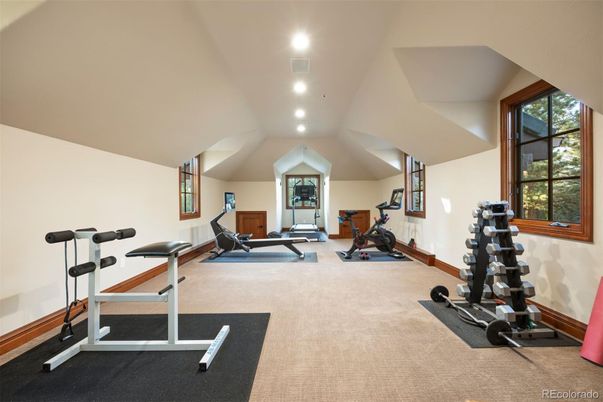 Fitness Equipment, Interior, Recessed Lighting
