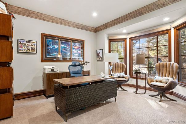 Home Office, Interior, Recessed Lighting
