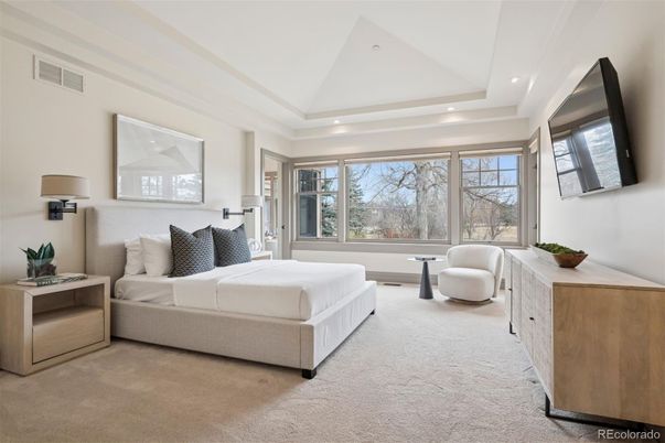 Bedroom, Interior, Recessed Lighting