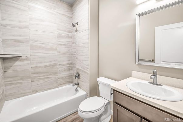 Bathroom, Interior, Wood Texture Flooring