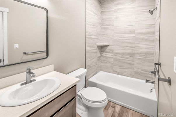 Bathroom, Interior, Wood Texture Flooring