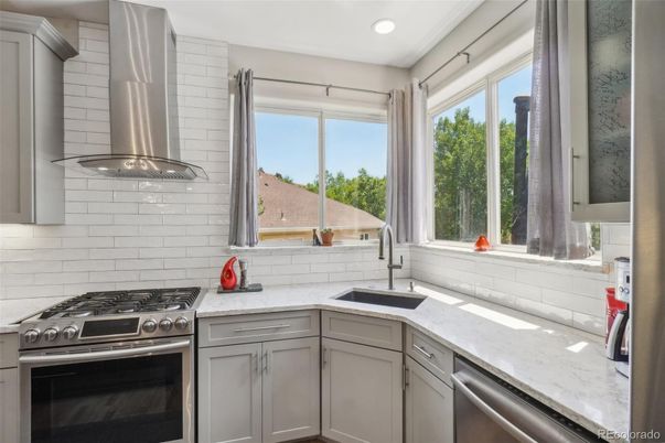 Interior, Kitchen, Recessed Lighting, Stainless Steel Appliances