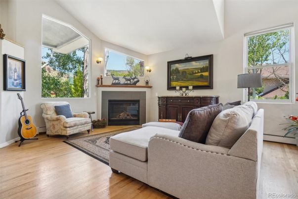 Fireplace, Interior, Living room, Wood Texture Flooring