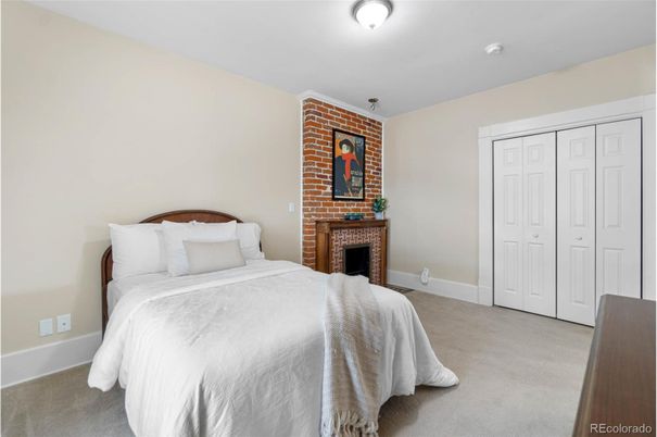 Bedroom, Fireplace, Interior, Stone Walls