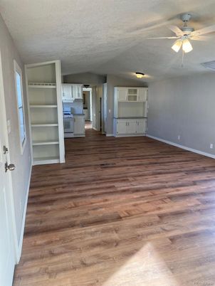 Empty room, Interior, Kitchen, Wood Texture Flooring